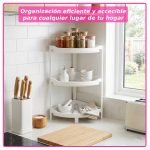 Repisa Esquinera Triangular 3 niveles - Imagen 8