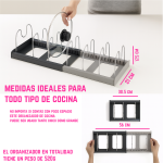 Organizador Expandible para  Cocina Ollas Sartén Tablas Platos - Image 2