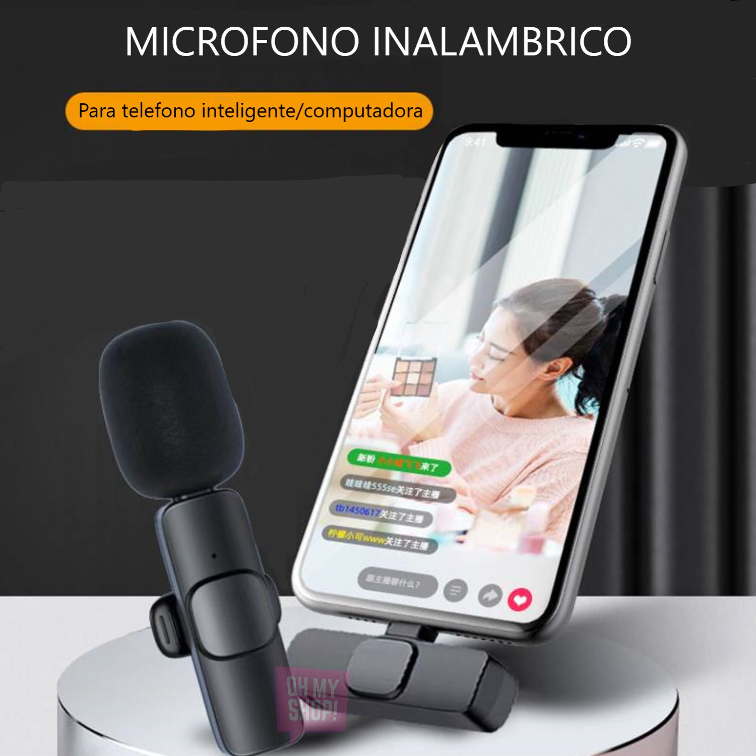Micrófono Inalámbrico Corbatero Celular Android Usb C