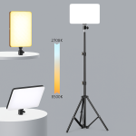 Kit Panel Led USB Luz Cálida/Fría + Trípode 10 Pulgadas