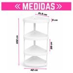 Repisa Esquinera Triangular 4 niveles - Imagen 2