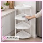 Repisa Esquinera Triangular 4 niveles - Imagen 4