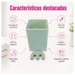 Porta Cepillo de Dientes Pasta Dental Adhesivo - Imagen 3