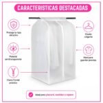 Funda Guardado para Ropa Antipolvo Perchero o Placard - Imagen 5