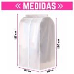 Funda Guardado para Ropa Antipolvo Perchero o Placard - Imagen 3