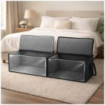 Bolsa baul plegable organizadora de ropa con manijas