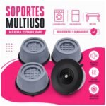 Patas de goma anti ruidos - vibraciones lavarropas y muebles del hogar - Imagen 6