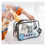 Bolso transparente set X3 organizador porta cosmético - Imagen 4