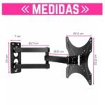Soporte movible de pared para Tv monitor brazo articulado - Imagen 2