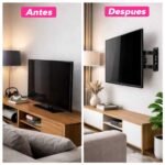 Soporte movible de pared para Tv monitor brazo articulado - Imagen 6