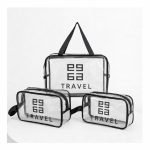 Bolso transparente set X3 organizador porta cosmético - Imagen 5