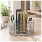 Organizador acrílico giratorio maquillaje cosméticos cremas - Imagen 10