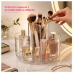 Organizador acrílico giratorio maquillaje cosméticos cremas - Imagen 9
