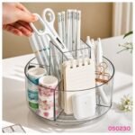 Organizador acrílico giratorio maquillaje cosméticos cremas