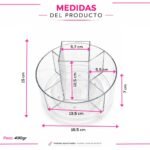 Organizador acrílico giratorio maquillaje cosméticos cremas - Imagen 3