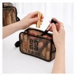 Bolso transparente set X3 organizador porta cosmético - Imagen 9