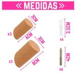 Perchero flotante X6 de bambú - Image 3