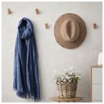 Perchero flotante X6 de bambú