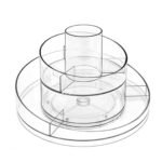 Organizador De Acrílico Giratorio Para Maquillaje Cosméticos - Imagen 2