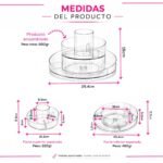 Organizador De Acrílico Giratorio Para Maquillaje Cosméticos - Imagen 3