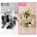 Organizador De Acrílico Giratorio Para Maquillaje Cosméticos - Imagen 6