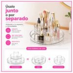 Organizador De Acrílico Giratorio Para Maquillaje Cosméticos - Imagen 5