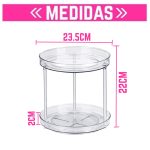 Estante Organizador Doble Espacio Giratorio 360° en Acrílico - Image 3