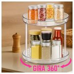 Estante Organizador Doble Espacio Giratorio 360° en Acrílico - Image 7