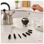 Pack X10 cepillos de limpieza para botellas varios tamaños