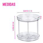 Estante organizador doble giratorio 360 - Image 4