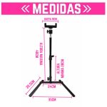 Trípode Ajustable Pie de Mesa para Cámara, Celular, Aro de Luz, etc... - Image 3