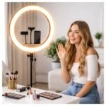 Aro De Luz LED Profesional 3 Tonos Luz Con Trípode Y Accesorios 45 cm - Imagen 9