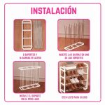 Zapatero 4 niveles metálico - Organizador Zapatos - Image 3