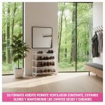 Zapatero 4 niveles metálico - Organizador Zapatos - Image 7