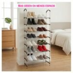 Estantería organizador de zapatos ropa multiuso 8 estantes - Imagen 8