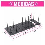 Bandeja extensible organizador escurridor vajilla vasos - Imagen 2