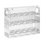 Huevera Estética acrílico transparente 3 pisos apta para heladera - Image 8