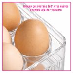 Huevera Estética acrílico transparente 3 pisos apta para heladera - Image 9