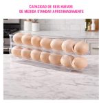 Huevera deslizante transparente doble - Image 11