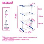 Tender de ropa 3 niveles vertical tres colores - Image 4