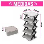 Zapatero organizador de zapatos 5 niveles plegable - Image 2