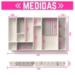 Organizador de cajón encastrable de 10 piezas - Image 3