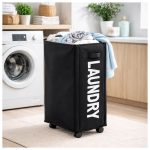 Canasto LAUNDRY para ropa sucia con ruedas - Cesto - Image 5