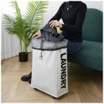 Canasto LAUNDRY para ropa sucia con ruedas - Cesto - Image 7