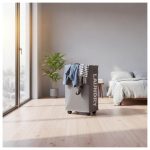 Canasto LAUNDRY para ropa sucia con ruedas - Cesto - Image 3