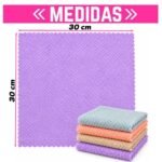 Pack de 4 paños de microfibra para limpieza de superficies - Imagen 2