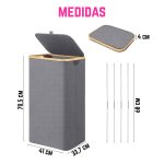 Cesta plegable para ropa sucia o de guardado - Image 4