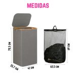 Cesta plegable para ropa sucia o de guardado - Image 3