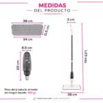 Mopa con Spray Rociador para Pisos con Rotación de 360 grados - Imagen 3
