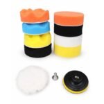 Set 9 Esponjas para Pulir Limpiar Autos con Accesorios - Imagen 2